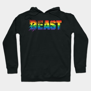 Proud Rainbow LGBT Pride Gay Lesbian Transgender Beast LGBT Hoodie